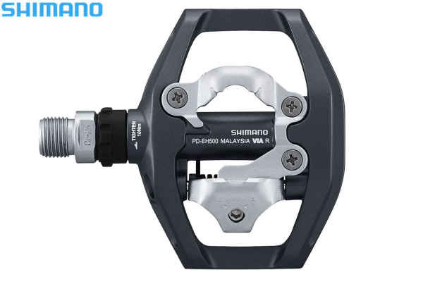 Педали Shimano, EH500, SPD, с шипами SH56 Педали Shimano, EH500, SPD, с шипами SH56