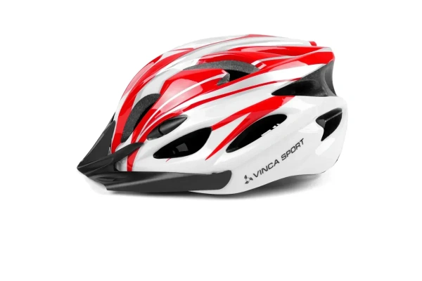Шлем взрослый IN-MOLD, размер L(58-62), красно-белый (VSH 25 Red-White (L))