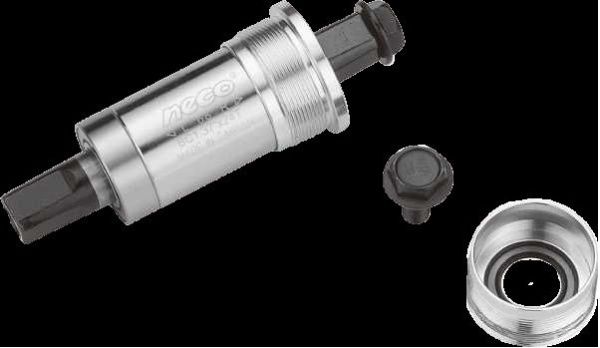 Каретка-картридж NECO B920 68*116мм, BC 1.37"x24T, 2 промподшипника, под квадрат, 280гр Каретка-картридж NECO B920 68*116мм, BC 1.37"x24T, 2 промподшипника, под квадрат, 280гр